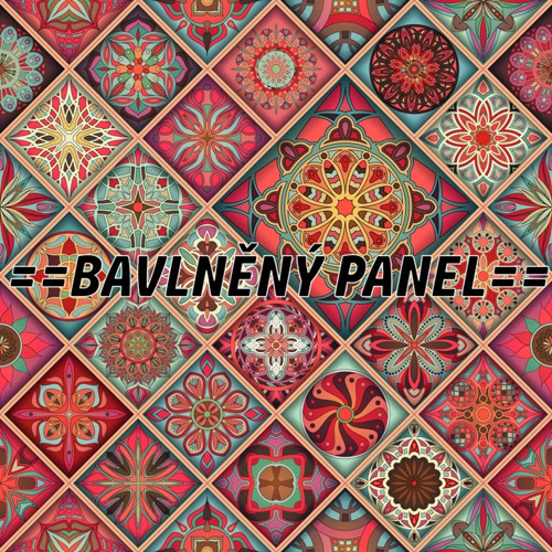 Bavlněný panel 25 X 25 cm