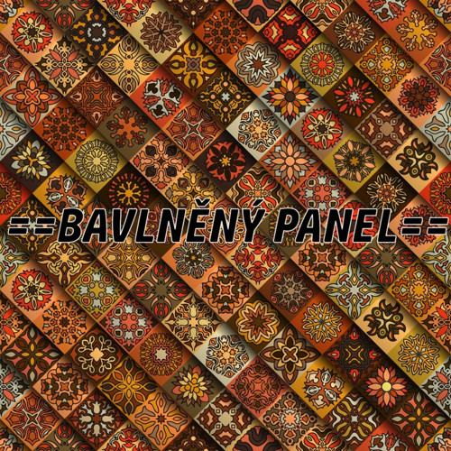 Bavlněný panel 25 X 25 cm