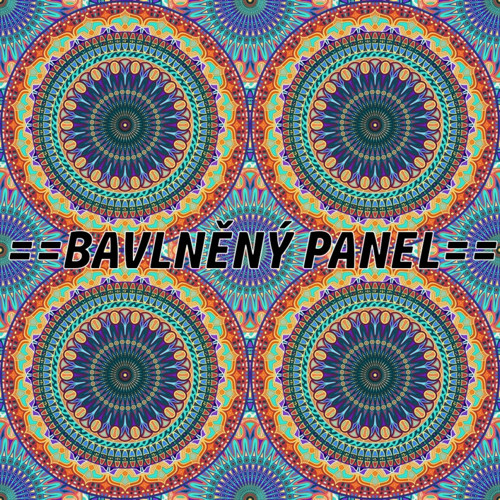 Bavlněný panel 25 X 25 cm