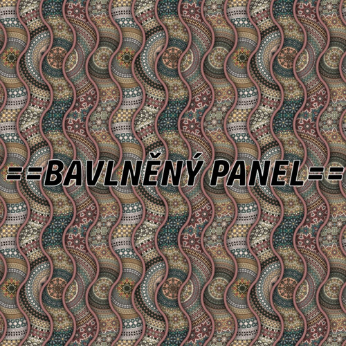 Bavlněný panel 25 X 25 cm