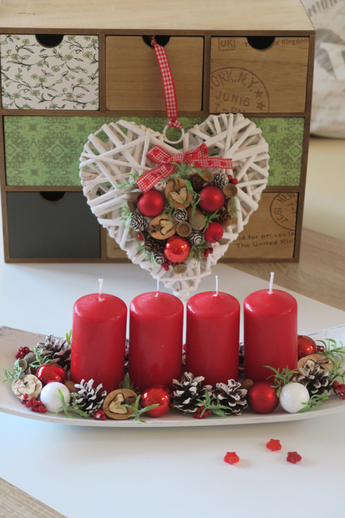 Adventní svícen "Veselé Vánoce" rezervace — foto 1