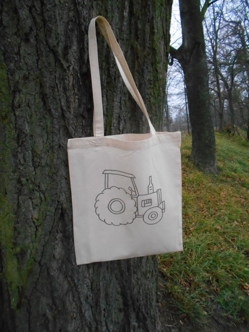 Plátěná taška - Traktor