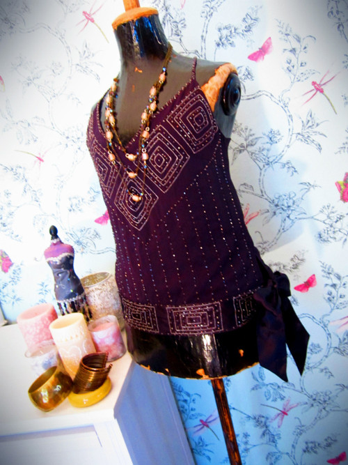 Top Art deco violet — foto 1