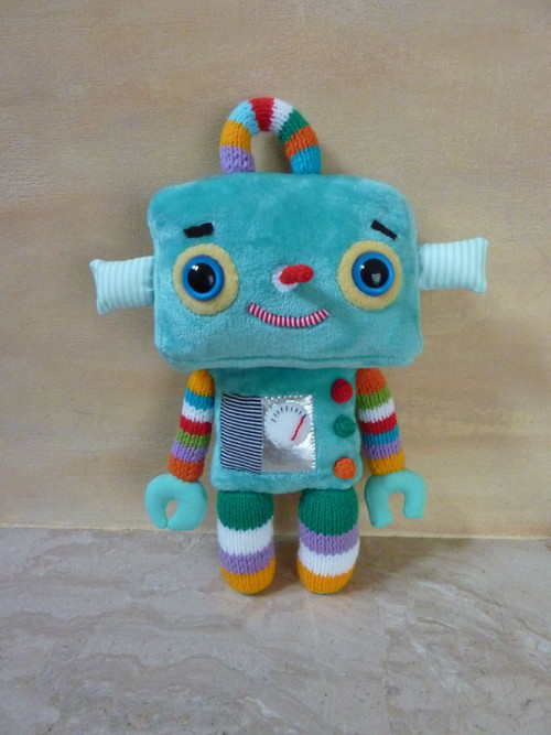 Robot modrozelený — foto 1