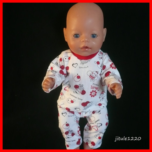 Pyžamko pro panenku 43 cm — foto 1