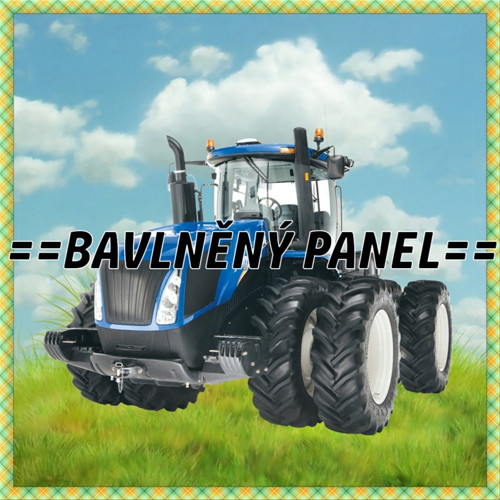 Bavlněný panel kolekce STS 25 x 25 cm