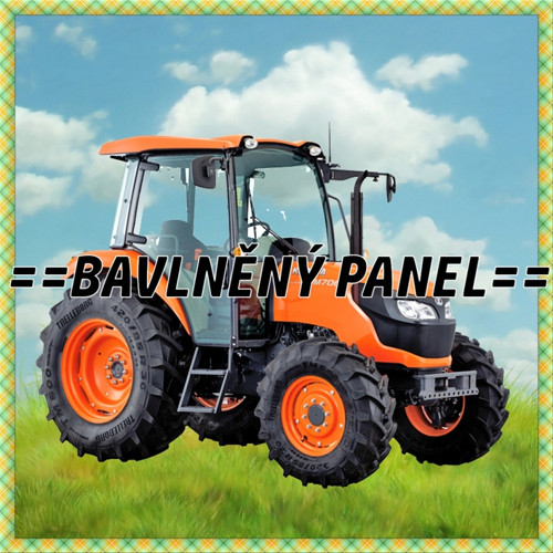 Bavlněný panel kolekce STS 25 x 25 cm