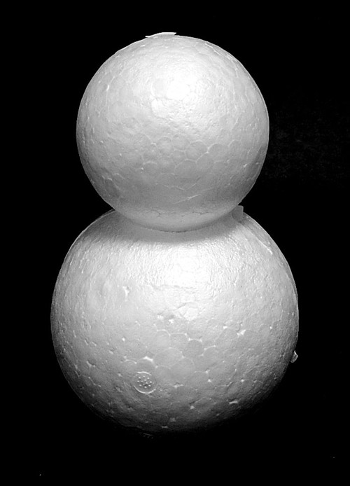 Polystyrén, Sněhulák, 14,3 x 9,4 cm — foto 1