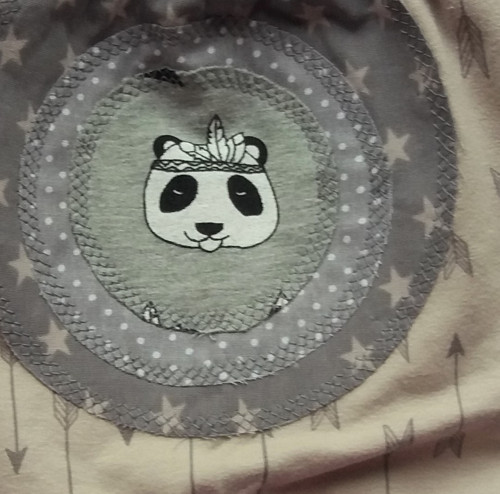 Turky (0-6 měs.) - panda - indiánská — foto 1