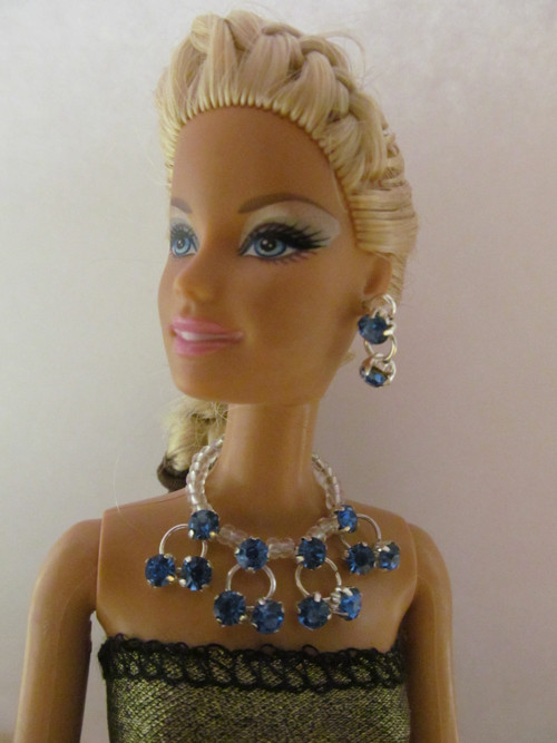 Souprava - náušnice a náhrdelník pro Barbie — foto 1
