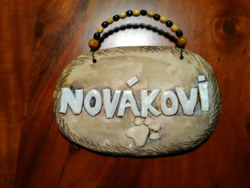 Keramická jmenovka — foto 1