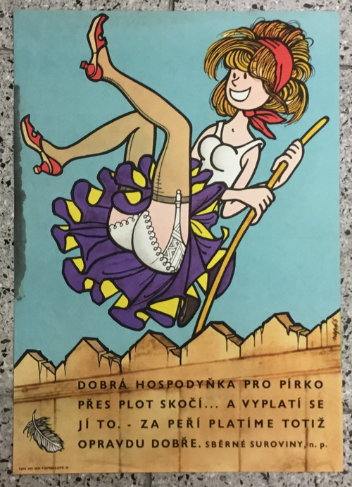 Dobra hospodynka, format A3 plakat NEPRAKTA — foto 1