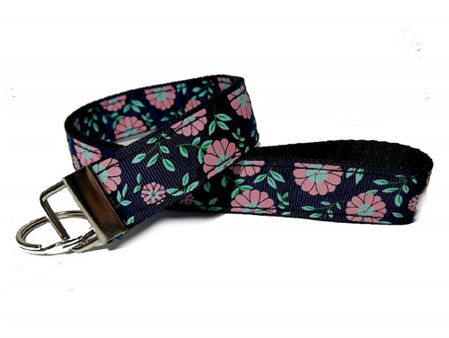 Klíčenka Pink Flowers (délka 40 cm)