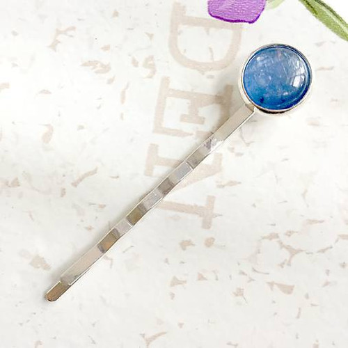 Sponka do vlasů s kyanitem /1234