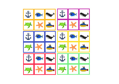SUDOKU 6x6 MOŘE - PDF