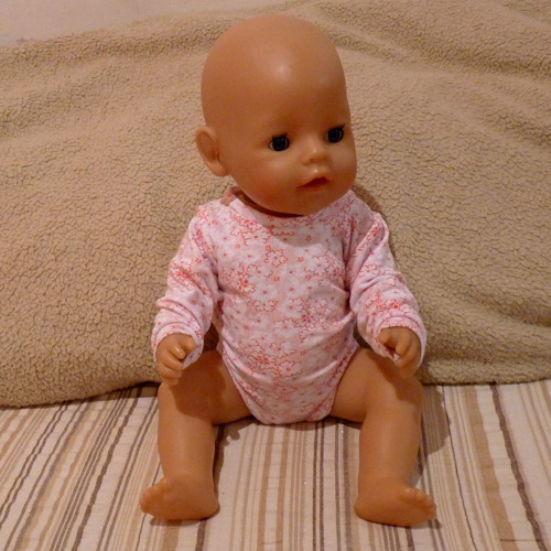Bodyčko pro BABY BORN s kytičkami — foto 1