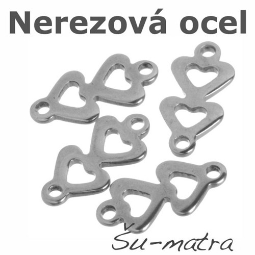 Konektor z nerez oceli, 12x6 mm (10 ks)