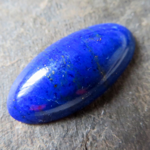 Lapis lazuli Extra, přírodní, kabošon č.A1 — foto 1