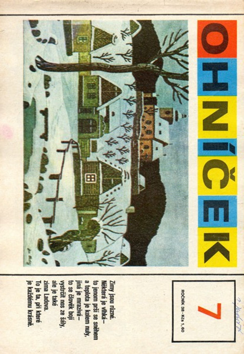 Časopis Ohníček, 8.12.1987, číslo 7 — foto 1