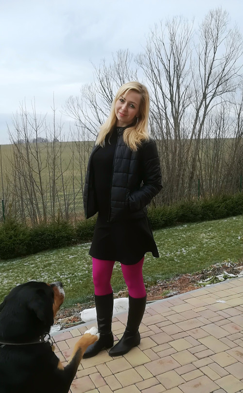 Sleva!!! Sukně černá půlkolová! Velikost 38-40 — foto 1