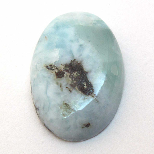 Kabošon larimar ovál 19,6mm — foto 1