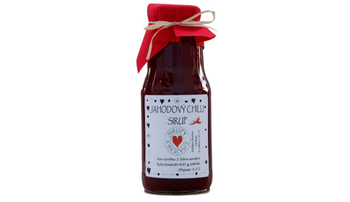Jahodový chilli sirup 300 ml