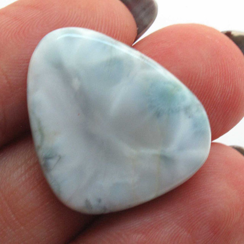 Kabošon larimar nepravidelný 24mm