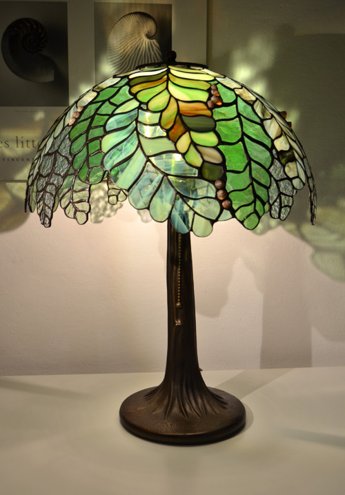 Tiffany lampa "Listová"