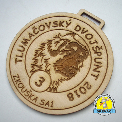 MEDAILE "Tlumačovský dvojšpunt 18" personifikované
