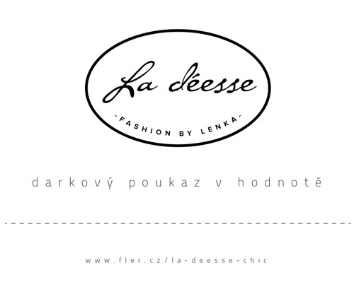 Nákupní poukaz 1000 Kč u prodejce La déesse chic