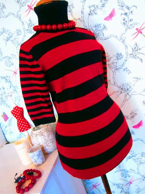 Rolák red&black stripes — foto 1