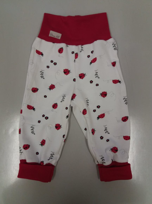 Kojenecké tepláčky vel. 74 " Ladybugs" — foto 1