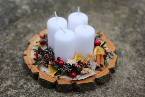 Adventní věneček vánoční klasika — foto 1