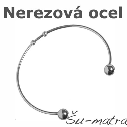 Náramek z nerez oceli 304, 6,3 cm