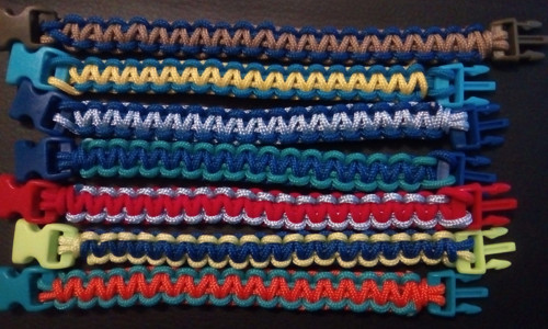 Dvě barvy, paracord náramky — foto 1