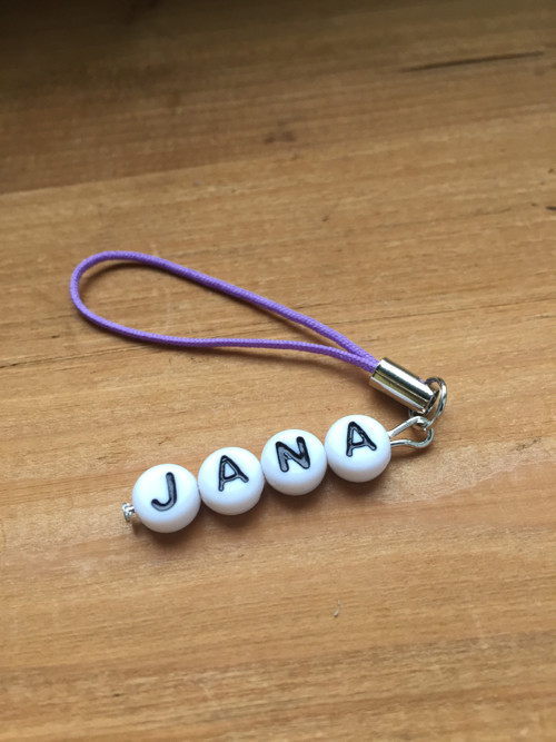 Přívěsek na klíče..Jana