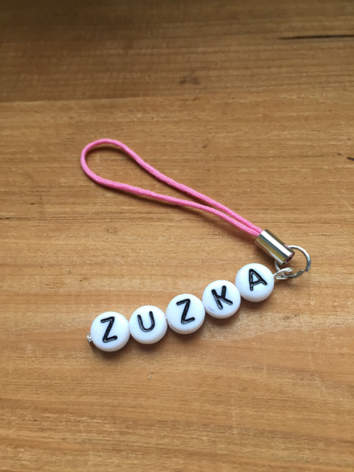 Přívěsek na klíče..Zuzka