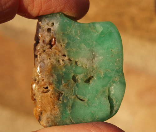 Chryzopras (39 mm) J2489