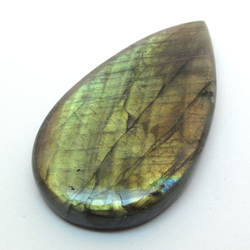 Kabošon obří labradorit kapka 54mm