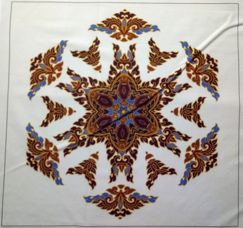 Bavlněná látka - panel 47 x 47 cm