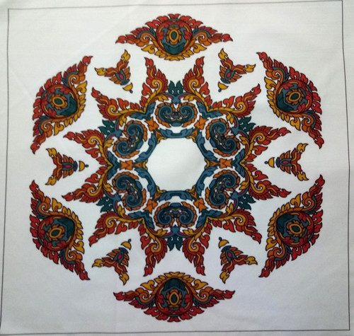 Bavlněná látka - panel 47 x 47 cm