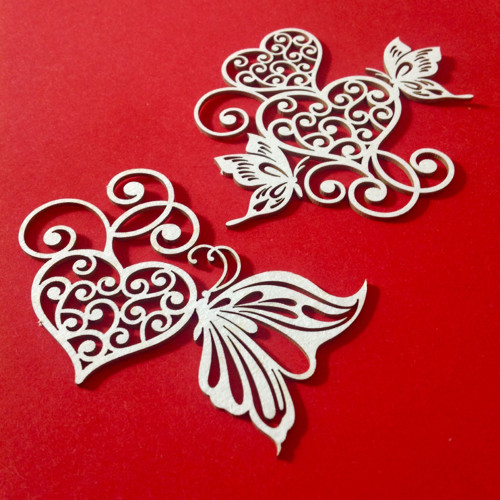 Dekorace Decoland 2 ks , chipboard — foto 1