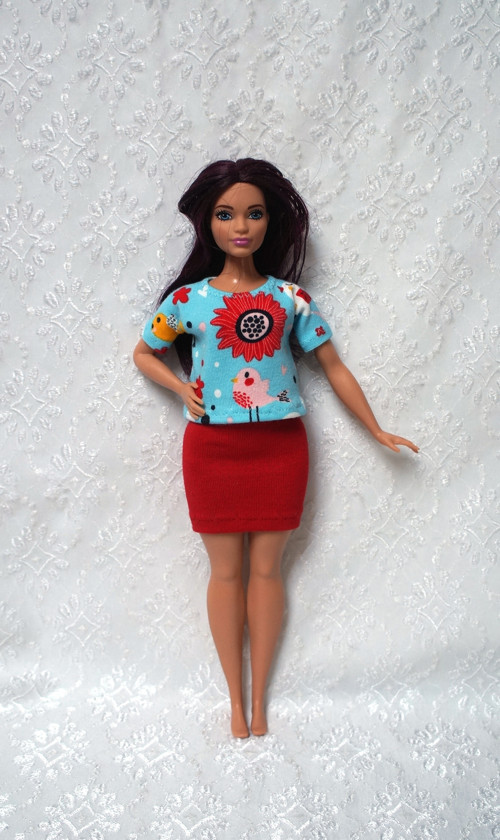 Komplet pro Barbie 2016 - curvy - baculku — foto 1