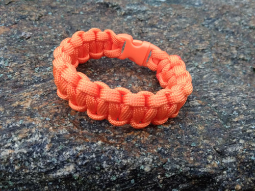 Paracord náramek - oranžový