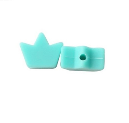 Silikonová korunka 17mm (2ks) - turquoise