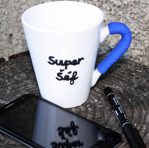 SUPER ŠÉF: Hrníček s nápisem