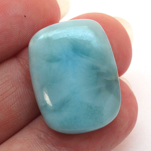 Kabošon larimar obdelník 23,4mm — foto 1