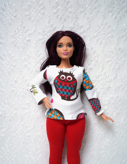 Tričko pro Barbie - curvy - baculku — foto 1