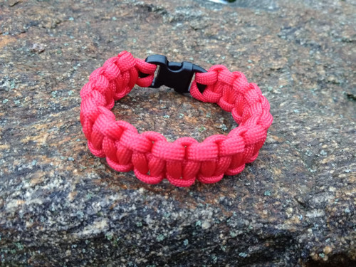 Paracord náramek – červený