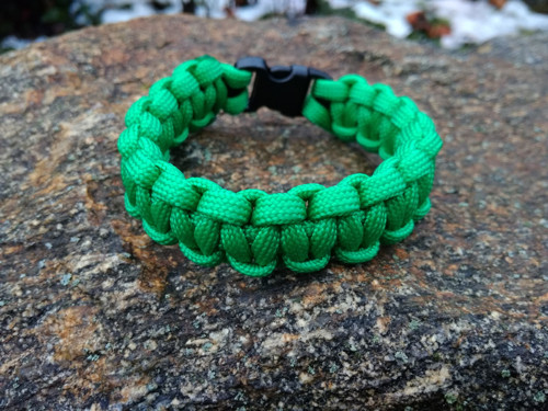 Paracord náramek - zelený